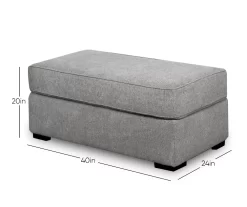 Naples Gray Ottoman -Broyhill Sales Store 810451017 9