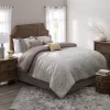 Broyhill Samille Gray & Mustard 8-Piece Comforter Set -Broyhill Sales Store 810459763 810459636 1