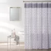 Sonoma Gray Medallion Fabric Shower Curtain -Broyhill Sales Store 810460533 1