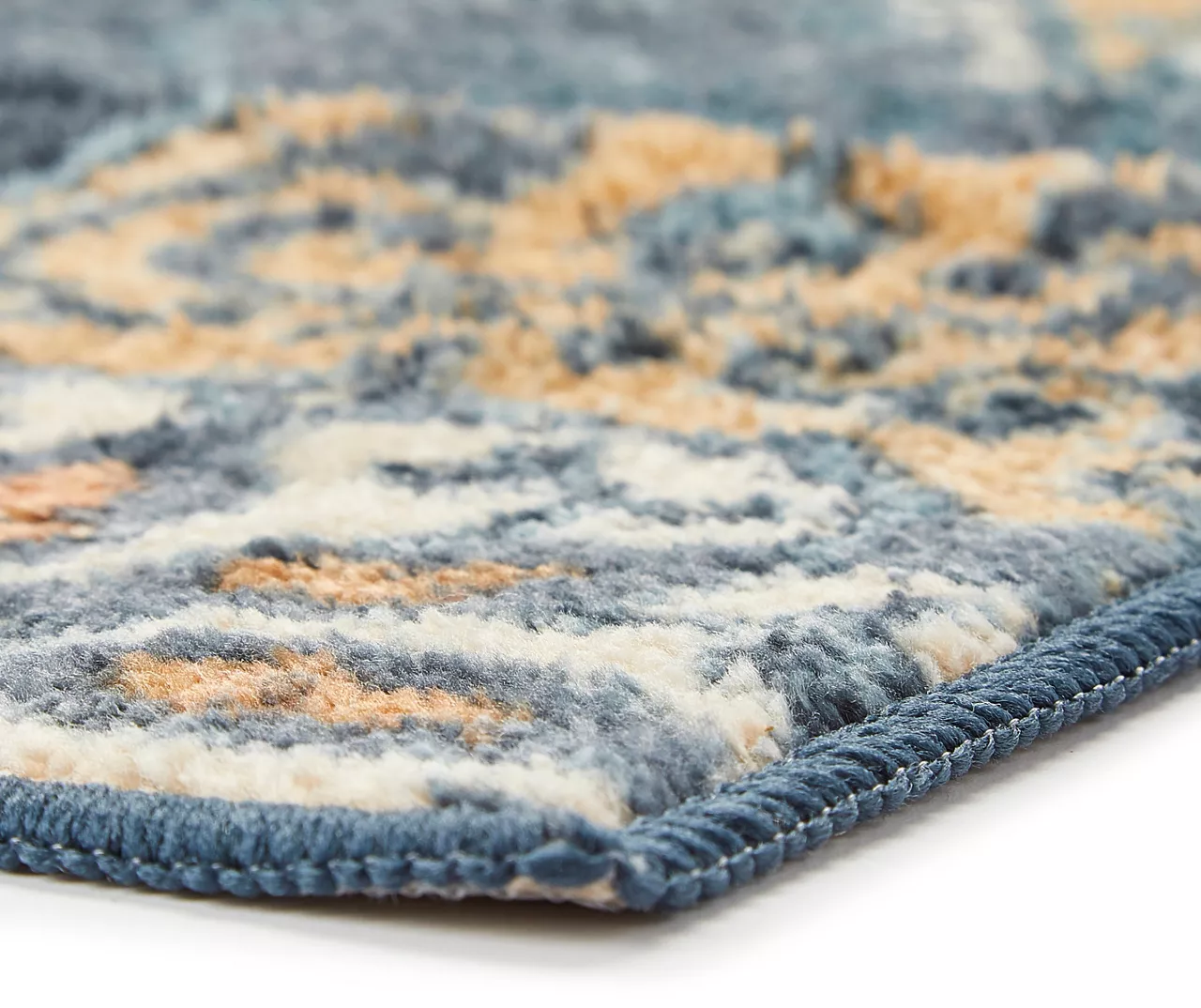 Broyhill Blue Ornamental Area Rug 4 Broyhill Blue Ornamental Area Rug - Image 2