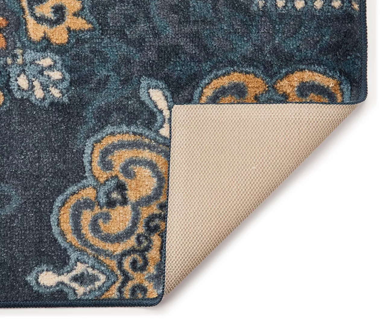 Broyhill Blue Ornamental Area Rug 5 Broyhill Blue Ornamental Area Rug - Image 3