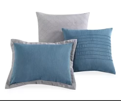 Vittorio Teal & Gray Comforter Set -Broyhill Sales Store 810485246 810485247 11