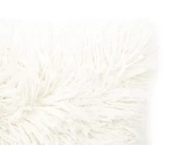 Harper Shag Ivory Throw Pillow -Broyhill Sales Store 810487355 3