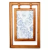 Double-Framed Light Blue Damask Hanging Wall Decor 2 Double-Framed Light Blue Damask Hanging Wall Decor -Broyhill Sales Store 810498388
