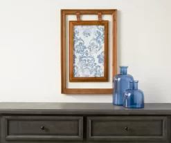 Double-Framed Light Blue Damask Hanging Wall Decor -Broyhill Sales Store 810498388 2