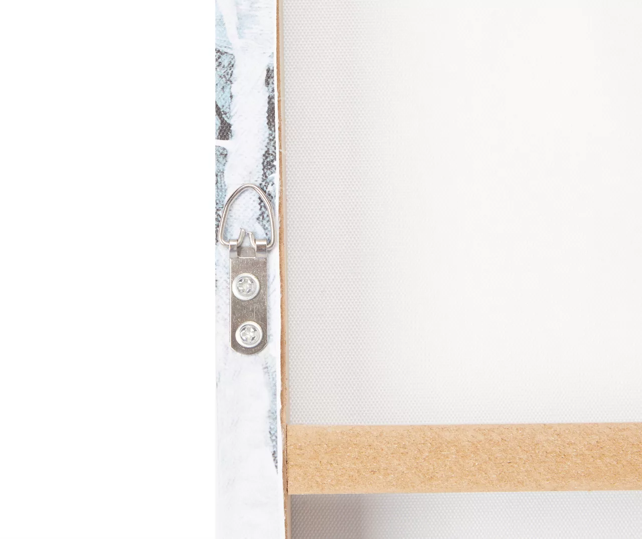 Blue Abstract Stretched Canvas 6 Blue Abstract Stretched Canvas - Image 4