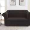 Chocolate Loveseat Sofa Slipcover -Broyhill Sales Store 810498489 2