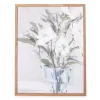 Blue Floral Vase Framed Canvas -Broyhill Sales Store 810498693