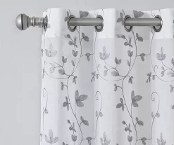 Broyhill Cassandra Floral Sheer Grommet Curtain Panel Pair 11 Broyhill Cassandra Floral Sheer Grommet Curtain Panel Pair -Broyhill Sales Store 810507479 3
