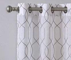 Broyhill Geo Sheer Grommet Curtain Panel Pair -Broyhill Sales Store 810507511 3