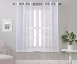 Broyhill Geo Sheer Grommet Curtain Panel Pair -Broyhill Sales Store 810507512