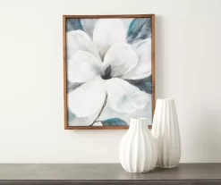 Framed White Floral Canvas 8 Framed White Floral Canvas -Broyhill Sales Store 810513213 2