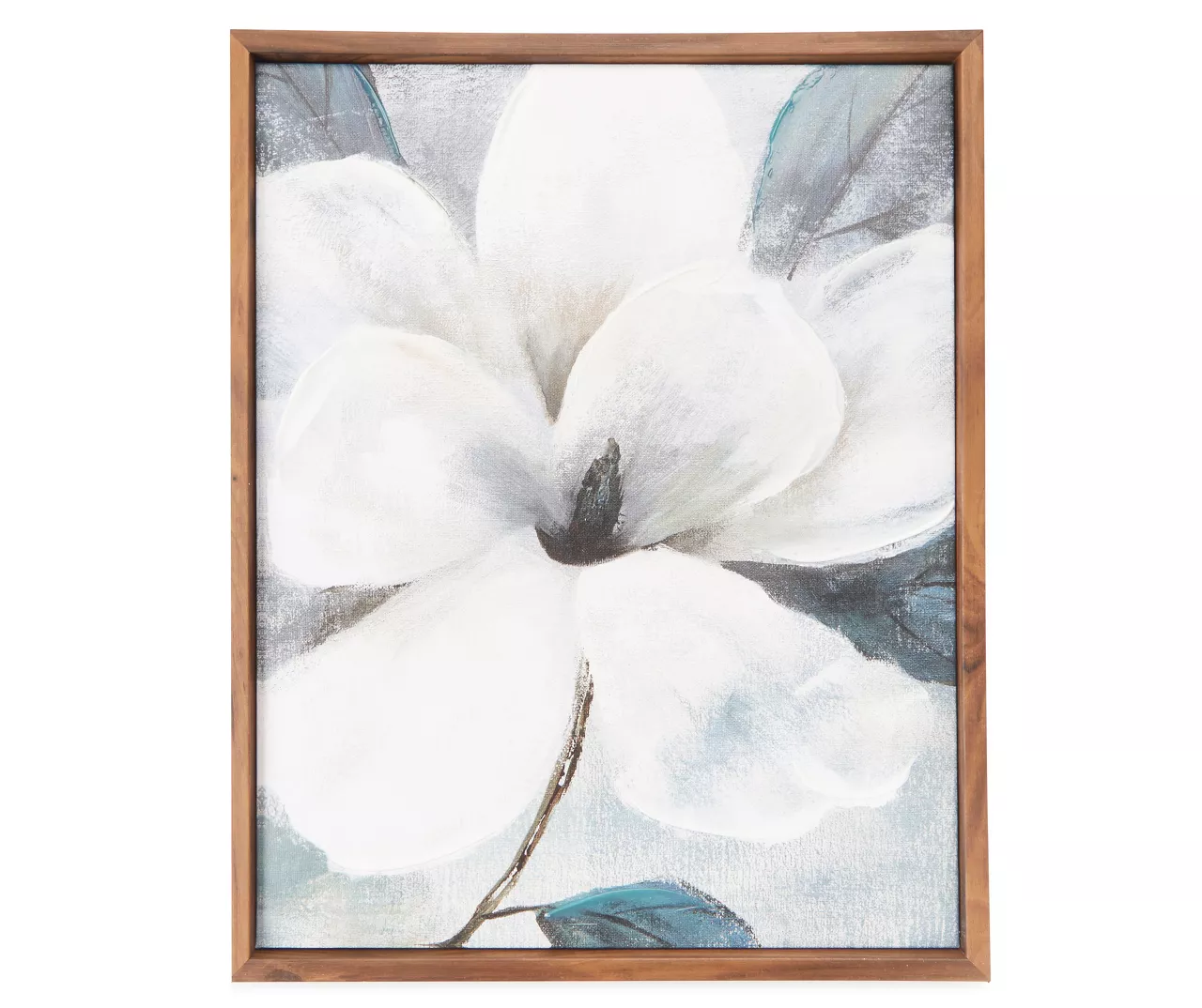 Framed White Floral Canvas 3 Framed White Floral Canvas
