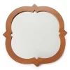 Brown Wooden Wall Mirror