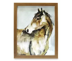 Brown Horse Framed Plaque