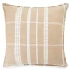 Tan & White Plaid Throw Pillow -Broyhill Sales Store 810515801