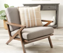 Tan & White Plaid Throw Pillow 7 Tan & White Plaid Throw Pillow -Broyhill Sales Store 810515801 2