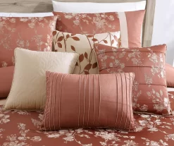 Broyhill Kirkwale Rust Floral Jacquard 8-Piece Comforter Set -Broyhill Sales Store 810515916 3