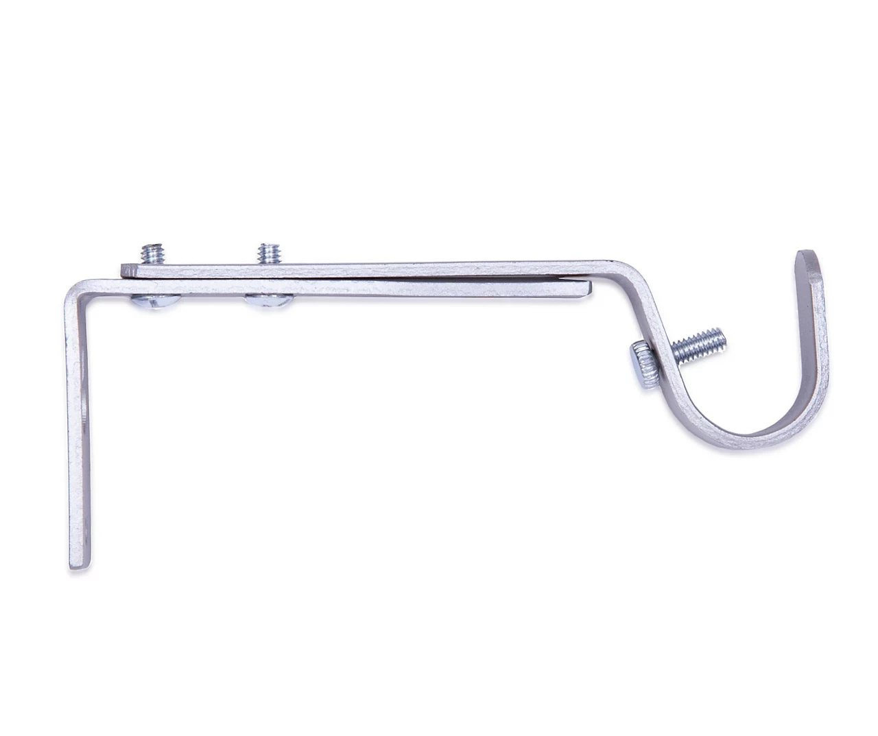 Legacy Satin Nickel Adjustable Curtain Rod Brackets, 2-Pack 4 Legacy Satin Nickel Adjustable Curtain Rod Brackets, 2-Pack - Image 2