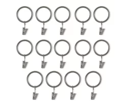 Legacy Antique Pewter Curtain Rod Clip Rings, 14-Pack 8 Legacy Antique Pewter Curtain Rod Clip Rings, 14-Pack -Broyhill Sales Store 810524292 3