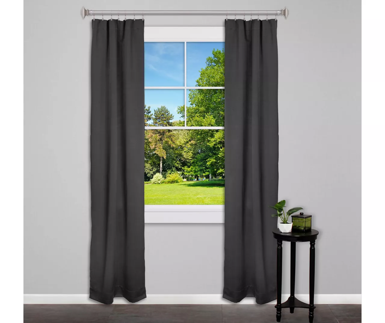 Legacy Antique Pewter Curtain Rod Clip Rings, 14-Pack 6 Legacy Antique Pewter Curtain Rod Clip Rings, 14-Pack - Image 4