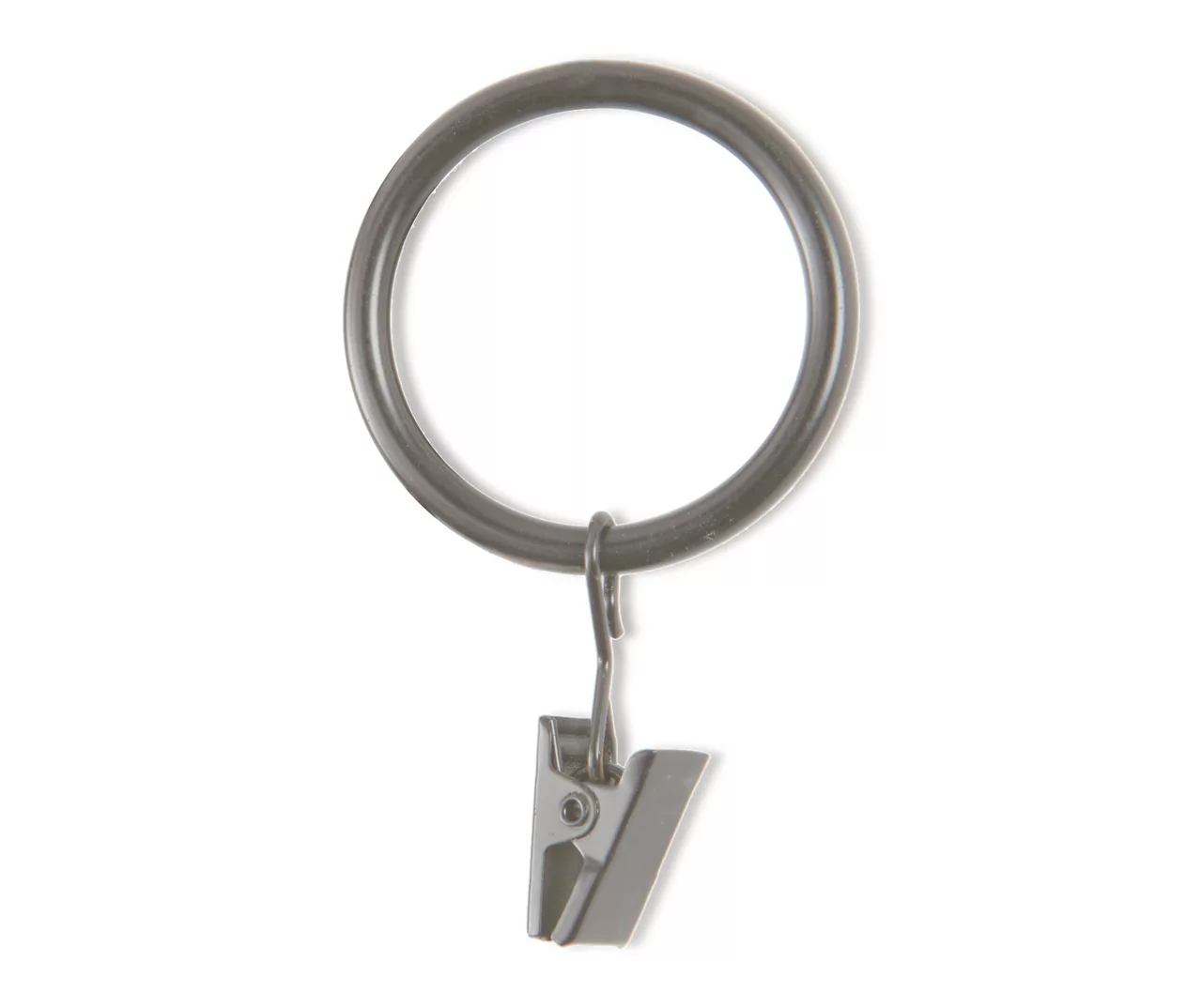 Legacy Antique Pewter Curtain Rod Clip Rings, 14-Pack 3 Legacy Antique Pewter Curtain Rod Clip Rings, 14-Pack