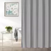 Gray Embossed Waffle Shower Curtain -Broyhill Sales Store 810528237