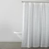 Slate Stripe Fabric Shower Curtain 2 Slate Stripe Fabric Shower Curtain -Broyhill Sales Store 810528297