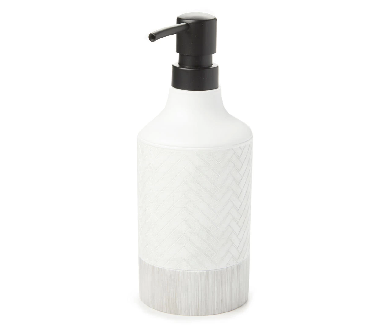 White Herringbone Lotion Pump 3 White Herringbone Lotion Pump