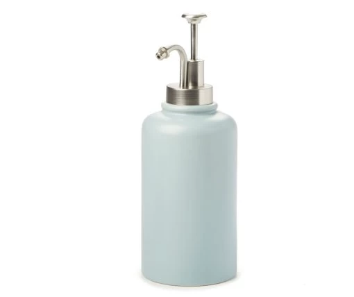 Slate Blue Glaze Lotion Pump 4 Slate Blue Glaze Lotion Pump -Broyhill Sales Store 810530726