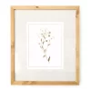 Floral Linen Framed Print -Broyhill Sales Store 810540302