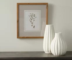 Floral Linen Framed Print -Broyhill Sales Store 810540302 2