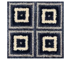 Broyhill Navy Square Pattern Klein Area Rug -Broyhill Sales Store 810542869 810542870 810542871 810542872 A0 4