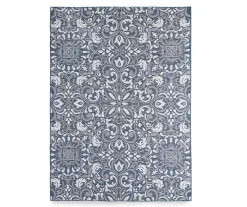 Broyhill Sandpointe Cobalt & Ecru Damask Outdoor Area Rug 17 Broyhill Sandpointe Cobalt & Ecru Damask Outdoor Area Rug -Broyhill Sales Store 810546506