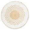 White Round Woven Swirl Wall Decor 1 White Round Woven Swirl Wall Decor -Broyhill Sales Store 810547450
