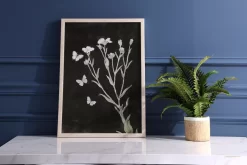 Black & White Butterfly Botanical Framed Art Print -Broyhill Sales Store 810552400 2