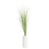 5' Grass In White Embossed Pot -Broyhill Sales Store 810553578