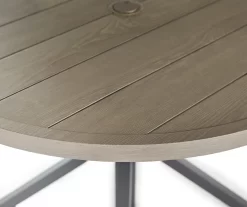 Sandpointe Neutral Steel Round Patio Dining Table -Broyhill Sales Store 810554377 2