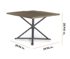 Broyhill Autumn Cove Wood Look Square Steel Patio Dining Table -Broyhill Sales Store 810557039 99 2