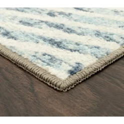 Broyhill Blue & Brown Modern Angles Accent Rug 18 Broyhill Blue & Brown Modern Angles Accent Rug -Broyhill Sales Store 810557653 1