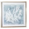 Blue & White Abstract Coral Framed Wall Art -Broyhill Sales Store 810561162