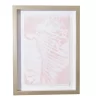 Pink & White Abstract Shell Framed Wall Art -Broyhill Sales Store 810561166