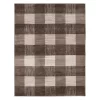 Regina Brown & Greige Checkerboard Area Rug, (8' X 10') -Broyhill Sales Store 810562551 810562555 810562559 1