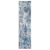Harvey Blue & Gray Abstract Runner Rug, (2' X 7') 1 Harvey Blue & Gray Abstract Runner Rug, (2' X 7') -Broyhill Sales Store 810563282 1
