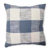 Linden Navy & Cream Buffalo Plaid Square Throw Pillow 2 Linden Navy & Cream Buffalo Plaid Square Throw Pillow -Broyhill Sales Store 810565459