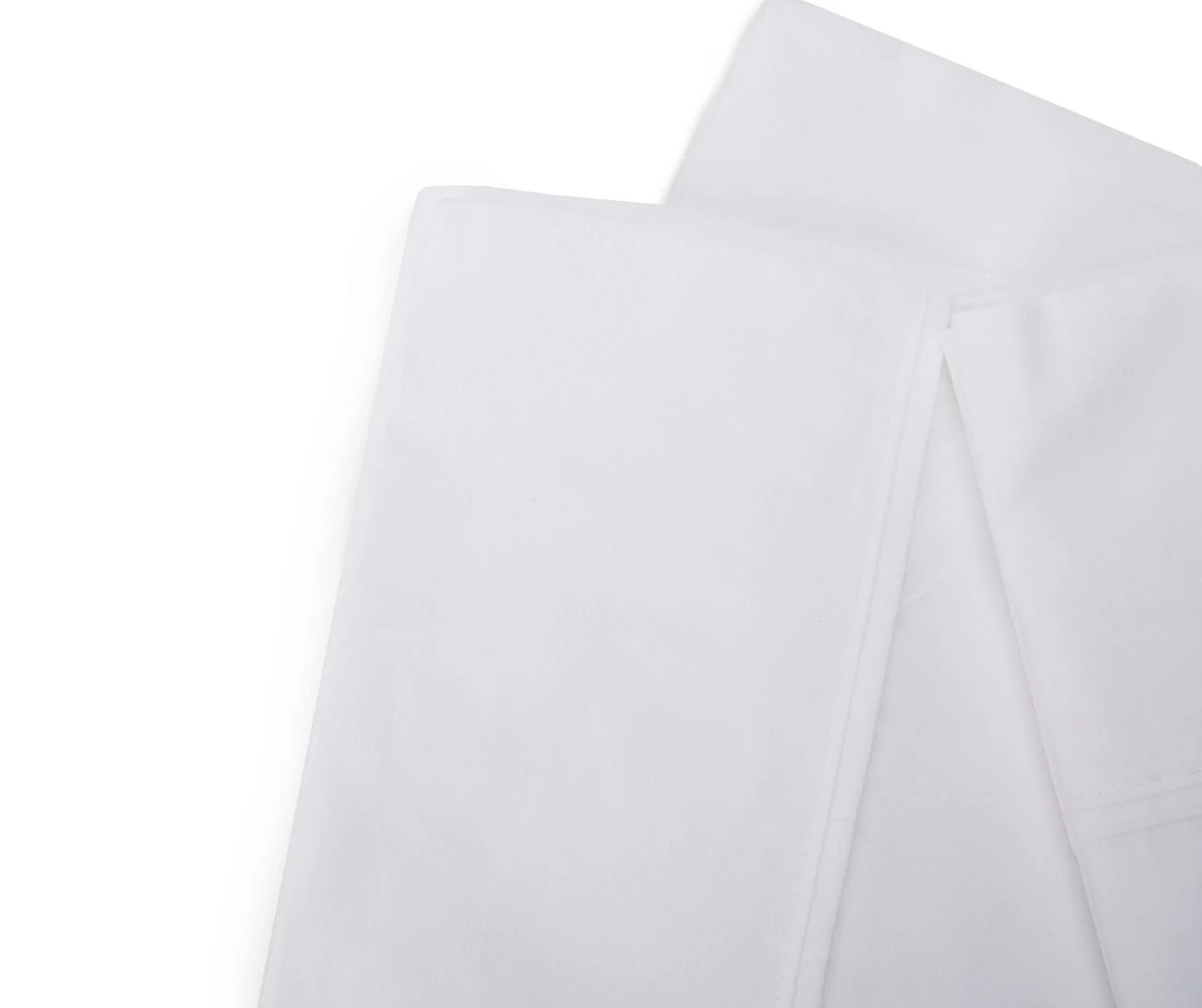 White 300-Thread Count Twin 3-Piece Sheet Set 4 White 300-Thread Count Twin 3-Piece Sheet Set - Image 2
