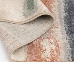 Hadlee Sand, Coral & Green Abstract Area Rug, (6' X 9') 13 Hadlee Sand, Coral & Green Abstract Area Rug, (6' X 9') -Broyhill Sales Store 810586500 810586496 810586492 5 1