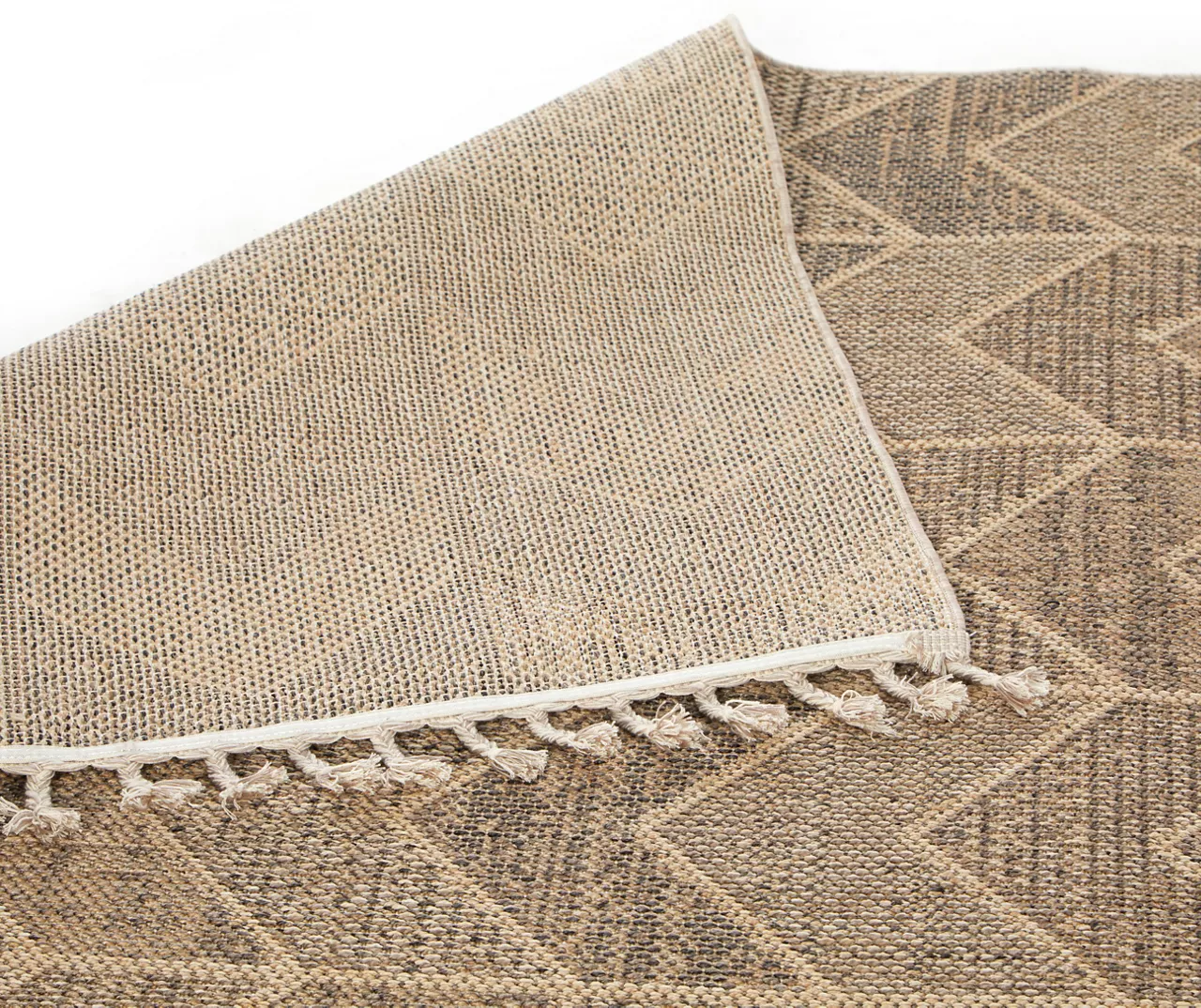 Jani Brown Chevron Outdoor Area Rug, (6' X 9') 4 Jani Brown Chevron Outdoor Area Rug, (6' X 9') - Image 2