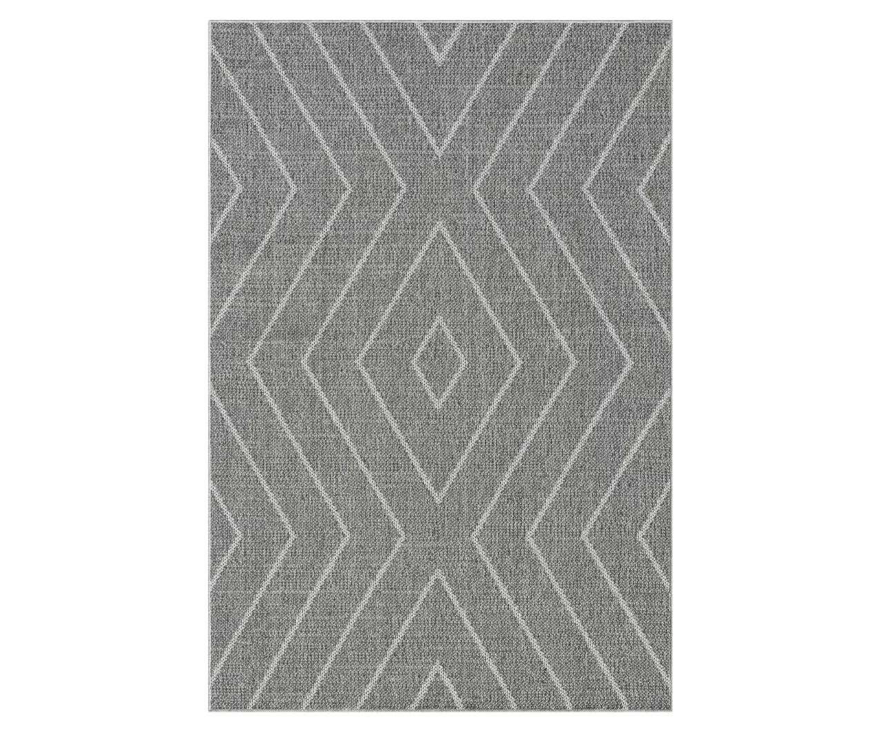 Broyhill Jani Lagos Gray Geometric Outdoor Area Rug 3 Broyhill Jani Lagos Gray Geometric Outdoor Area Rug