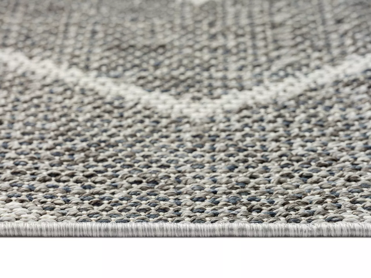 Jani Lagos Gray Geometric Outdoor Area Rug, (5' X 7') 5 Jani Lagos Gray Geometric Outdoor Area Rug, (5' X 7') - Image 3